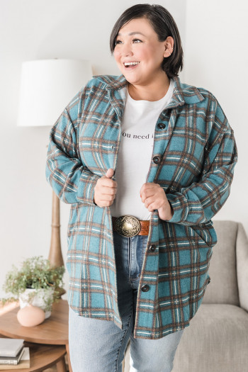 Look This Way Plaid Tunic
