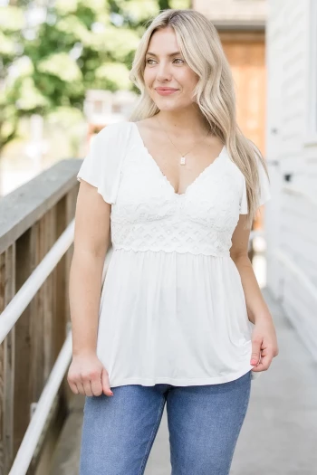 Lovely In Lace Tee