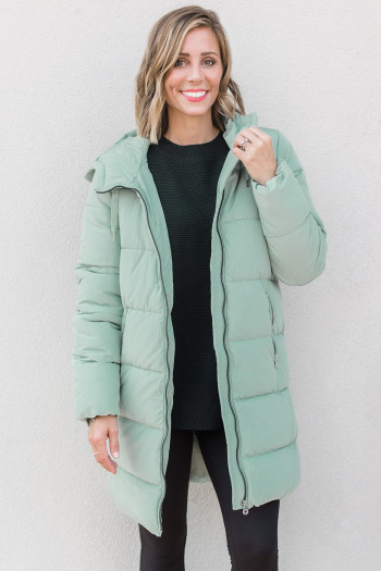 Meet You There Puffer Coat