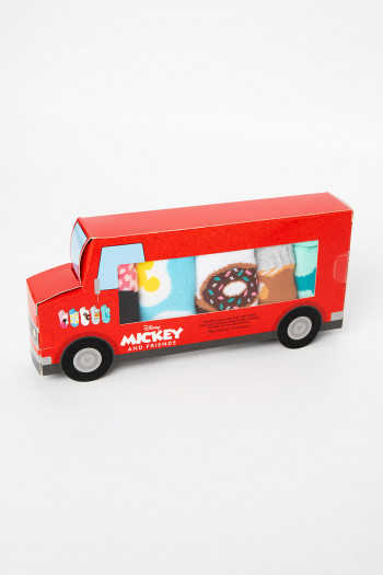 Mickey Cafe Truck Ankle Socks