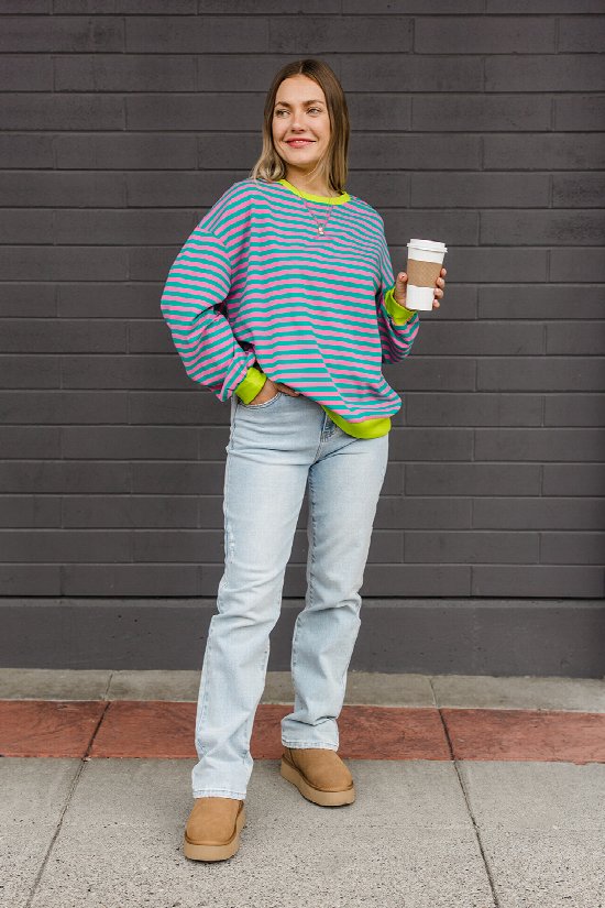 Neon Nautical Top