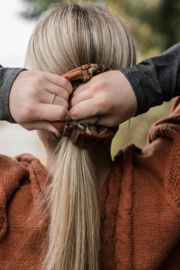 Plaid Hair Day Scrunchie