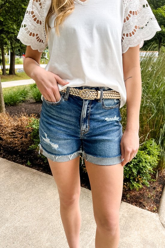 Play It Cool Denim Shorts