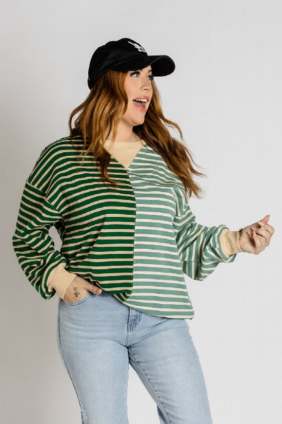 Playful Stripes Top