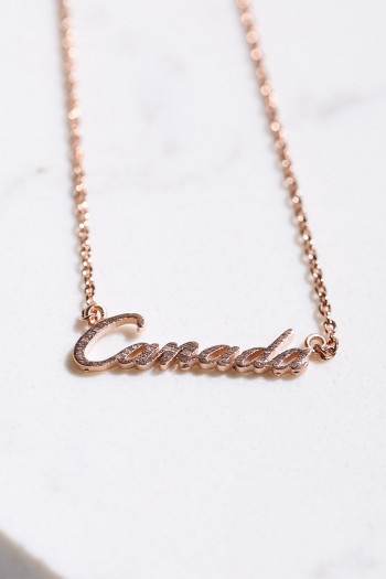 Proud To Be Canadian Necklace