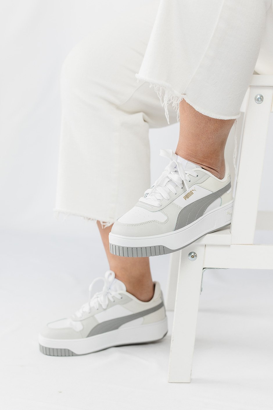 PUMA Carina Street Sneakers Silver Icing
