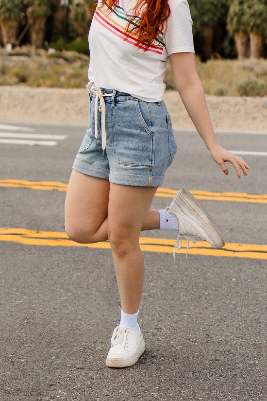 Radiant Days Denim Shorts