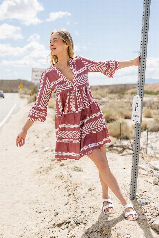 Santorini Sunset Dress