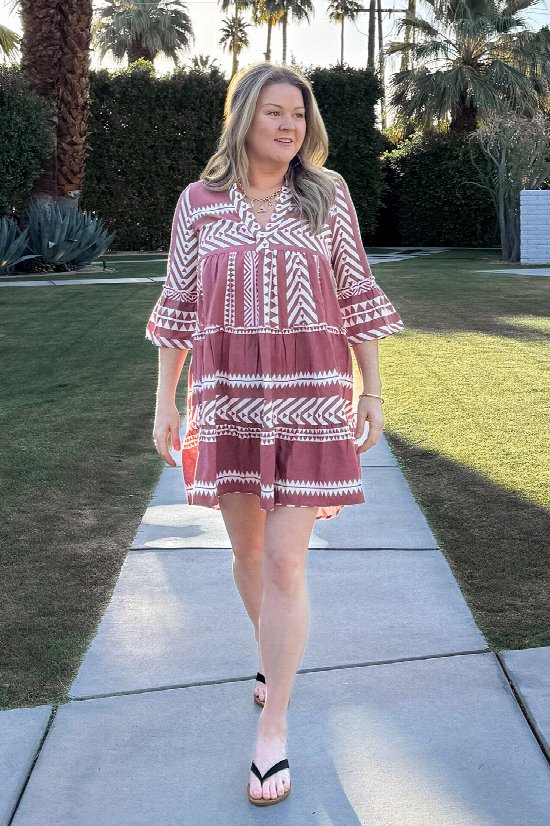 Santorini Sunset Dress