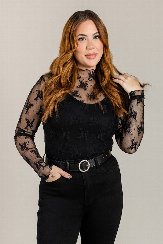 Serena Lace Long Sleeve Top