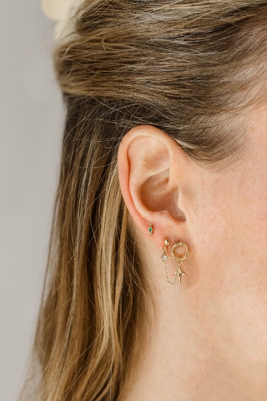 Shooting Star Earring Stack