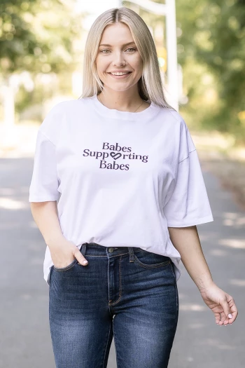 Silver Icing Babes Tee
