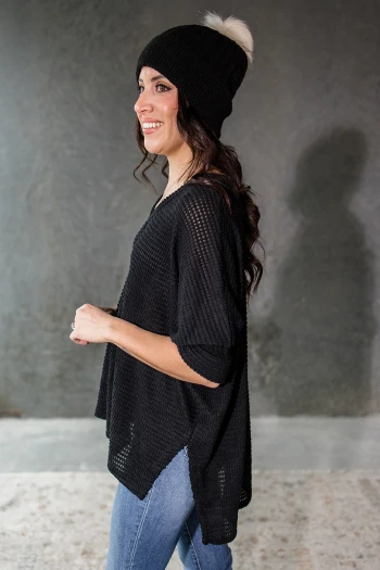 Simply Slouchy Waffle Top 2.0