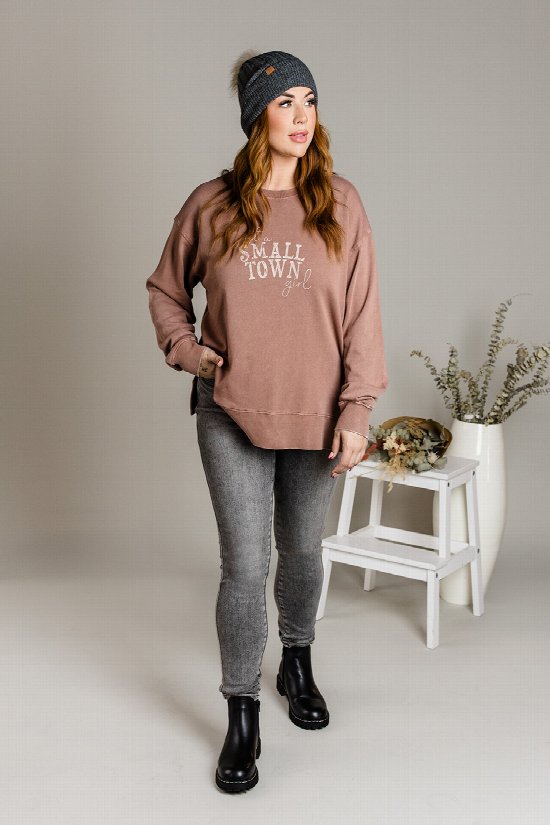 Small Town Girl Crew Sweatshirt
