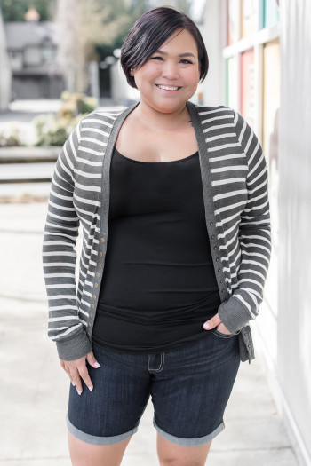 Snap to It Stripe Cardigan