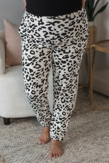 Snow Leopard BF Joggers