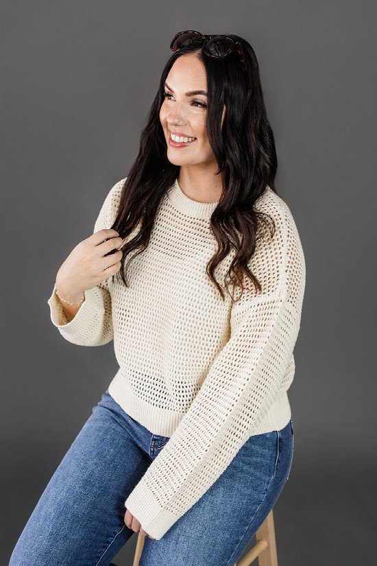 Soft Breeze Crochet Sweater