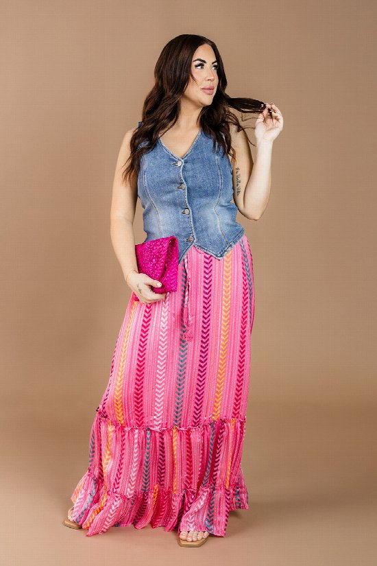 Solstice Glow Maxi Skirt