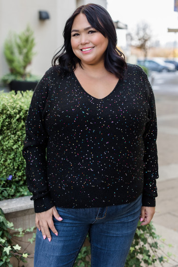 Steal the Show Sequin Sweater