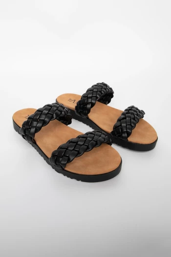 Sunny Strides Braided Sandals