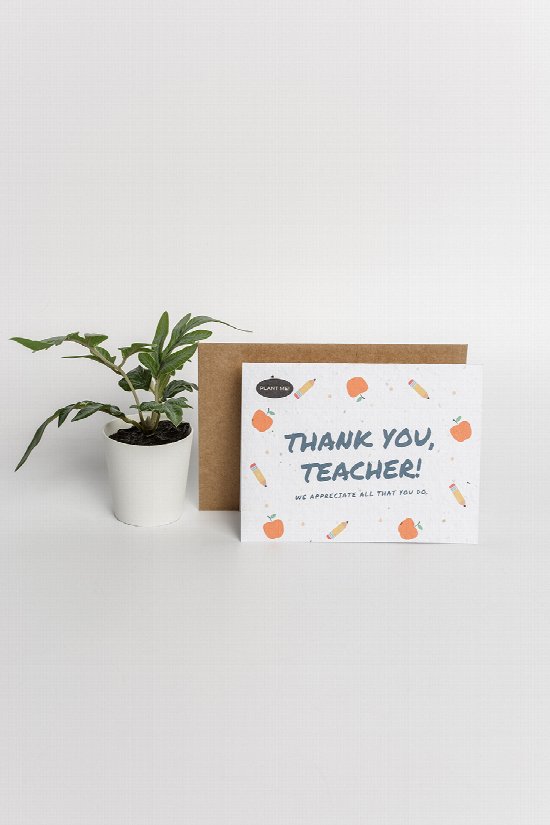Thank You Teacher Plantable Card