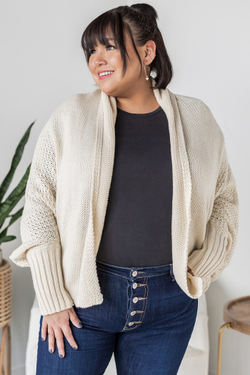 This or That Cocoon Cardigan