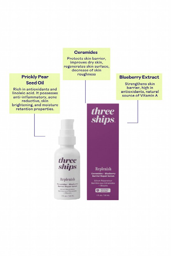Three Ships Replenish Barrier Repair Serum 2