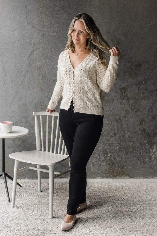 Timeless Pearl Knit Cardigan