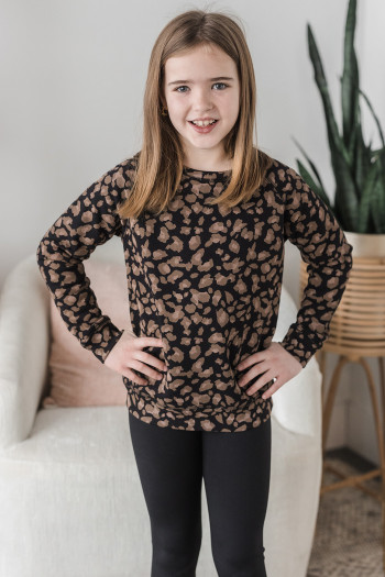 Tween Jungle Leopard Sweatshirt