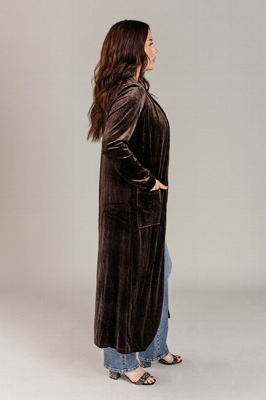 Valentina Velvet Duster Cardigan 2