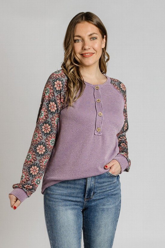 Waffle Bloom Top