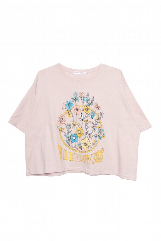 Wildflowers Crop Tee