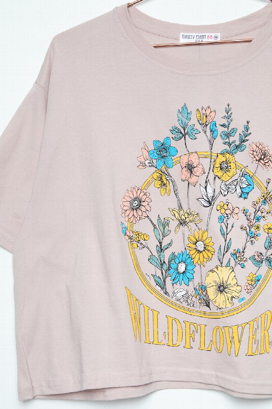 Wildflowers Crop Tee